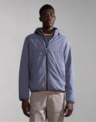 Napapijri Mens A-Auriust Jacket Blue Clothing > Coats &