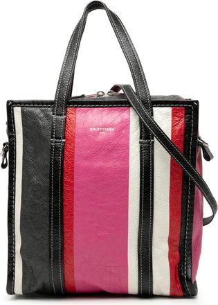 Balenciaga Borsa shopper Bazar S in pelle di agnello 2018 - Rosa
