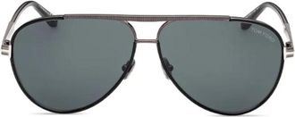 Tom Ford Zonnebrillen - Heren - Zonnebrillen - Zwart - 63 MM - Accessoires