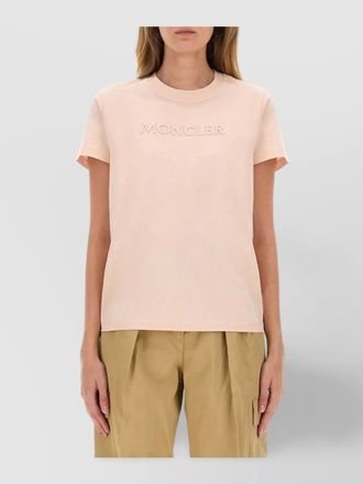 Moncler logo cotton crew neck t-shirt