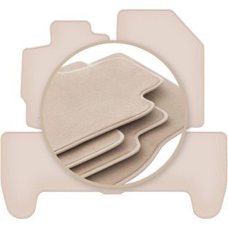 OEM Alfombrillas Beige Premium Para Toyota Yaris Ii Hatchback 2005-2011