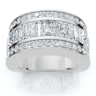 Pompeii3 5 3/4ct Bold Diamond Statement Ring 14k Gold or Platinum Lab Grown