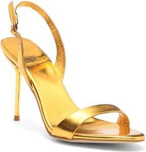 Jeffrey Campbell Go-Getter Sandal in Dark Gold Metallic at Nordstrom Rack, Size 6.5