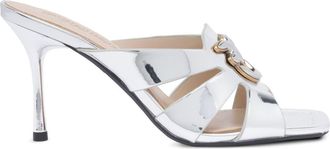 Pinko Sandali Lisa 85mm - Argento