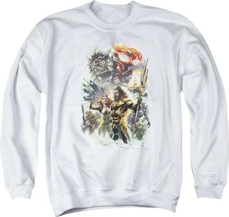 Gildan Aquaman Movie King Of Atlantis Adult Crewneck Sweatshirt