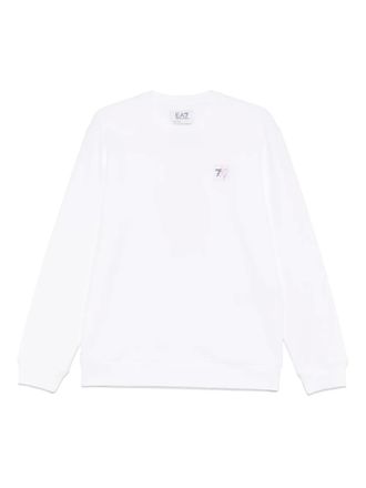 Emporio Armani graphic-print sweatshirt - White