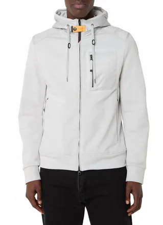 Parajumpers Marcel Jacket With Hood And Chest Pocket In Light Gray