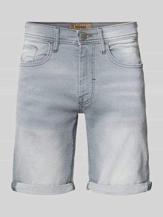 Blend Skinny Fit Jeansshorts im 5-Pocket-Design Modell TWISTER in Hellgrau, Gr&ouml;&szlig;e S