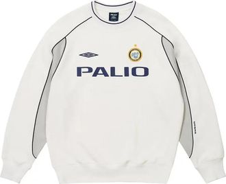 Palace x Umbro Warm Up Crewneck Sweatshirt Grey P26UMCS131