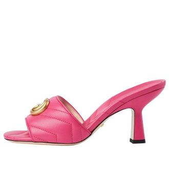 Gucci (WMNS) Gucci GG Marmont mules Pink 674839-BKO00-5752