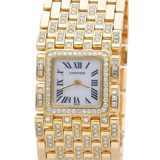 Cartier Pre-owned Cartier Panthere Quartz Diamond Ladies Watch WG3009TA