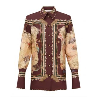 Zimmermann Overhemden - Dames - Blouses & Shirts - Veelkleurig - Maat: 3XS
