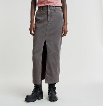 G-Star Midi Kokerrok - Grijs - Dames