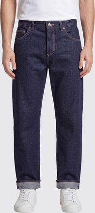 Dolce & Gabbana Jeans straight regular fit in denim di cotone nero
