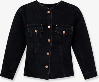 3x1 Giubbino Pick Dumbo in black denim - 3X1 - gender_Woman