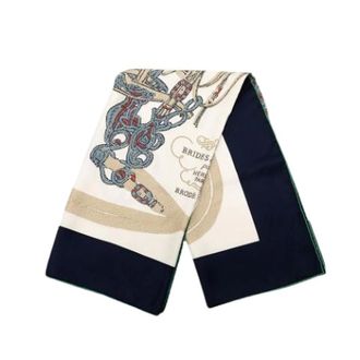 Herm&egrave;s Pre-owned Scarves, female, Multicolor, Size: ONE SIZE Pre-owned Brides de Gala Scarf