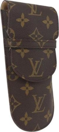 Louis Vuitton Pre-owned Accessories, female, Brown, Size: ONE SIZE Pre-owned Canvas Home-Office Bag