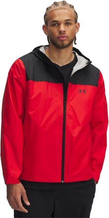 Under Armour Mens Cloudstrike Waterproof Jacket in Red - Size X-Large