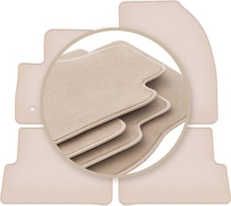 OEM Alfombrillas Beige Premium Para Ford C-max Mk2 Monovolumen 2011-2015