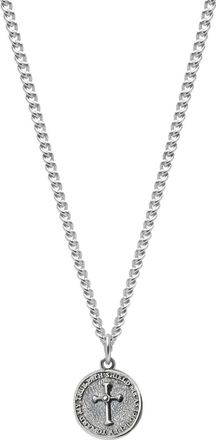 Nialaya Collana con medaglione Sacred Shield - Argento