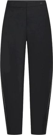 Karl Lagerfeld Pantalones con detalle de cremallera - Trousers - Mujer - Negro - XS