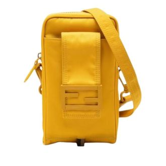 Fendi Pre-owned Cross Body Bags, female, Yellow, Size: ONE SIZE Pre-owned Pouch