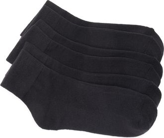 Nordstrom 3-Pack Everyday Quarter Socks in Black at Nordstrom, Size 9-11