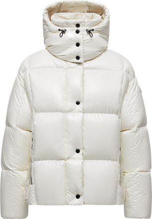 Moncler Moncler Parana Hooded Short Down Jacket, Women, White, Size: 00