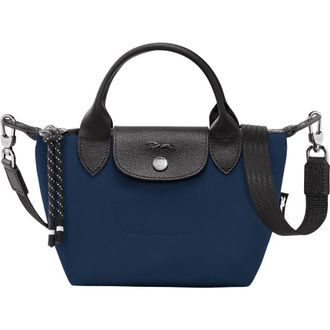 Longchamp Le Pliage Extra Small Crossbody Bag in Navy at Nordstrom