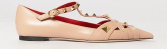 Valentino Garavani Ballerine T-strap Studdy in pelle ovina con borchie