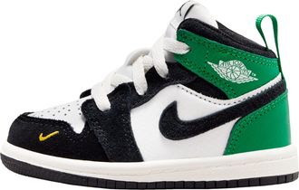 Nike Jordan (TD) Jordan 1 Mid SE Summit White Lucky Green II1253-100