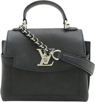 Louis Vuitton Pre-owned Lockme Ever Soft Kalfsleer 2-way Tas - Dames - Vintage Handtas - Zwart - ONE Size - Leer - Vintage