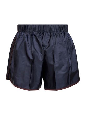 Prada Womens Blue Re-Nylon Shorts Recycled Polyamide