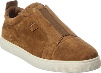 Christian Louboutin St Louis Suede Slip-On Sneaker
