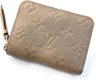 Louis Vuitton Beige Monogram Empreinte Coin Purse/Coin Case (Pre-Owned)