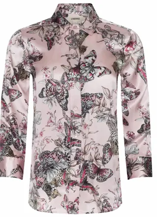 L'agence Womens Dani Blouse In Pink