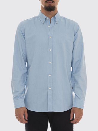 HUGO BOSS Camicia in cotone a maniche lunghe con colletto button-down