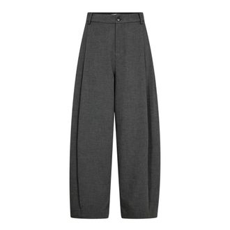 Co'Couture Jacky Wide Pant - Trousers - Mujer - Gris - XL