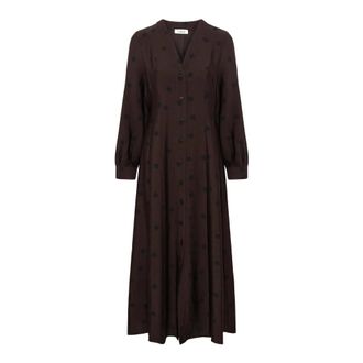 Soaked In Luxury Vestido Slidola LS - Dresses - Mujer - Marr&oacute;n - 2XL