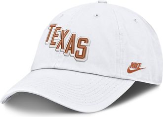 Nike Texas Natural Club Nike Mens College Adjustable Hat in White | NC0110ATXV-EYR