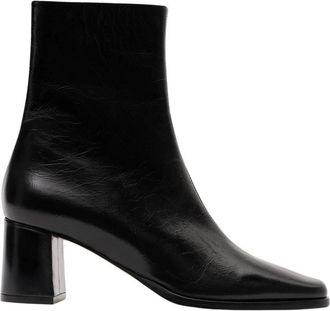 Parall&egrave;le Carlo Enkellaars - Dames - Laarzen met Hak - Zwart - 41 EU - Leer - Schoenen