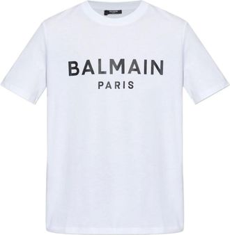 Balmain Hombre, Camisetas, Blanco, Talla: S