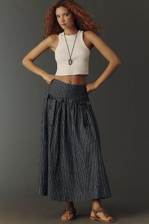 The Tiny Big Sister Drop-Waist Maxi Skirt