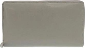 Balenciaga Pre-owned Wallets, female, Gray, Size: ONE SIZE Pre-owned Leather Wallet