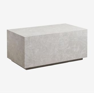 Sklum Mesa De Centro Rectangular En Mdf (90x50 Cm) Aria Sklum