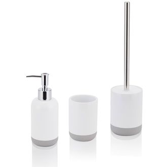 tomasucci Peter bathroom set, white