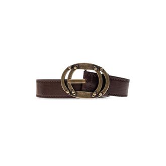 Dsquared2 Leren Riem met Gesp - Heren - Accessoires - Bruin - Maat: 100 CM Leer