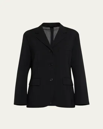 6397 Relaxed Wool Sporting Coat