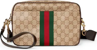 Gucci SMALL SHOULDER BAG WITH WEB - Gucci - Man