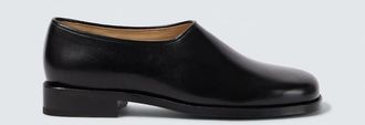 Christophe Lemaire Anatomic leather slip-on loafers